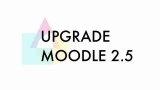 Upgrade Moodle 2.5