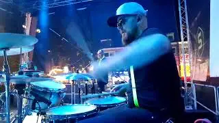 De Toppers Dance Medley Cover | Hannes Lehmann Drumcam | Hafenfest Emden 2023