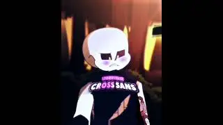 UnderTale AU | Cross!Sans VS Fell!Sans | #vsundertale #edit #shorts | 💜🍷