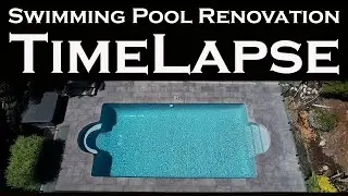 Timelapse of a Swimming pool Renovation / Restoration.