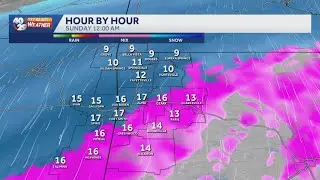 Arkansas: Extreme snowfall rates, heavy sleet coming up