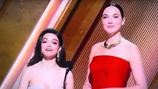 Rachel Zegler and Gal Gadot at the Oscars 2025