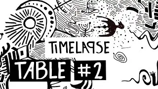Slavic Table #2 | A Quiet Beginning &ndash; Calm Hand Drawing with Music (timelapse)