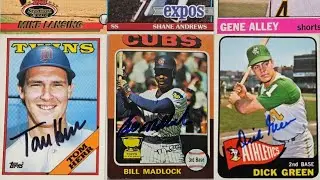 My TTM Autograph #89 - 9 Returns (Bill Madlock, Tom Herr, Dick Green, Wayne Kirby & more)