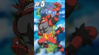 RANKING OGNISTYCH STARTER&Oacute;W POKEMON od NAJGORSZYCH do NAJLEPSZYCH #shorts