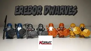 Koruit Erebor Dwarves Minifigures - KT 1054