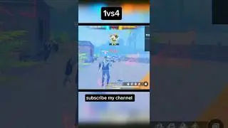 #viralshorts #ffreefire 1vs4 #viralvideo #garenafreefire #freefirelovers