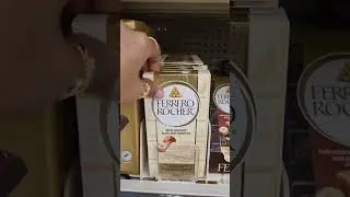 FERRERO ROCHER WHITE HAZELNUT CHOCOLATE BAR #ferrerorocher #chocolate #shorts