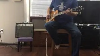 58 Les Paul and 73 Silverface Fender Champ