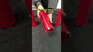 Dry drilling can be used to drill through red brick walls.#hbkeentools#bits#drill#领肖工具