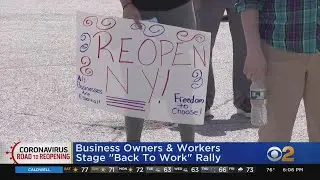 Business Owners, Workers Stage Back To Work Rally On Staten Island