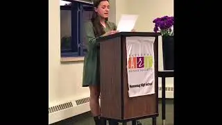 Courtney Klimak's National Art Honors Society Welcome Speech