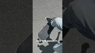 Pop ShoveIt POV 🎥💨 on a Skateboard #shoveit #skateboarding #skate #skateboardingtrick