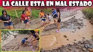 ⛔Alma se arriesgo mucho y por poco cae al rio😨.