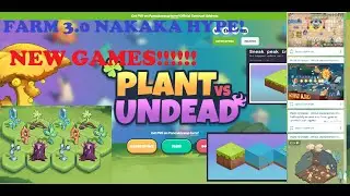 Plant vs Undead (PVU) FARM 3.0 NEW SNEAK PEAK! NEW FARMING EXP AND 3 NEW GAMES! CEO - QUY AMA DAW..