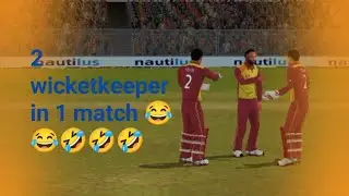 real cricket 22 bugs | real cricket 22 funny moments | 2 wicketkeeper in 1 match