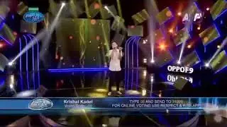 nepal idol season 2 gala round - krishal kandel (dhading)