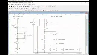 ESQUEMA DE FUERZA Y MANDO DE UNA GRUA
