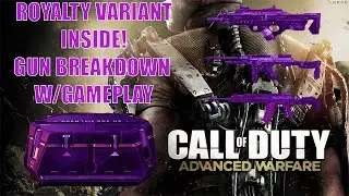 I PULLED A ROYALTY GUN?! - Supply Drop Opening - CoD: AW - Gun Breakdown Included