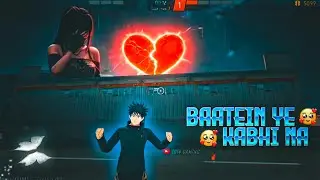 Baatein Ye Kabhi Na 💔 | free fire song status | free fire status | ff status