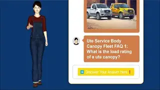 Ute Service Body Canopy Fleet FAQ 1: What is the load rating of a ute canopy❓ by UteCanopiesSupplier
