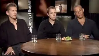 Vin Diesel, Barry Pepper and Giovanni Ribisi talk on being in Saving Private Ryan (1998)