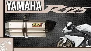 Yamaha R125 original exhaust VS Mivv suono exhaust