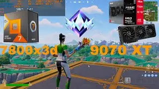 Fortnite Chapter 6 Season 2 - RX 9070 XT Ryzen 7 7800x3d: Unreal Ranked Solos 1440p Performance Mode