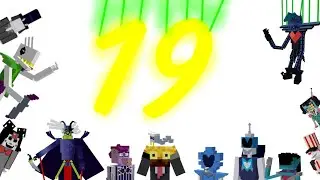 I created 19 Minecraft pe (bedrock) models for this video