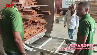 High Frequency Vacuum Wood Drying Machine(Automatic Feeding)