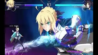 MELTY BLOOD:TYPE LUMINA - Ushiwakamaru(Toni Baloni) vs. Saber(MadeInHeaven)