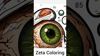 ASMR digital mandala colouring viral video Zeta Coloring pages satisfying Digital painting 