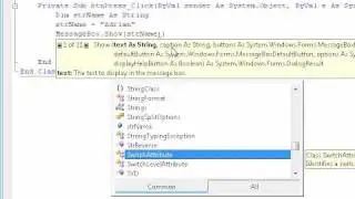 Learning VB.NET (Visual Basics) tutorial 20 - String class