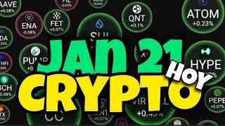 Crypto Market HOY Jan 21 2025 #cryptovideo