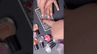 Stamping NailArt on Small Nails✨🦋💅#shorts #nailart #stampingnailart #nails #youtubeshorts
