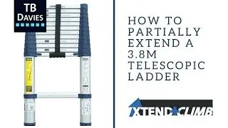 How to partially open a 3.8m Xtend+Climb Telescopic Ladder