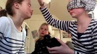 Makeup med bind for øjnene ft. Filippa