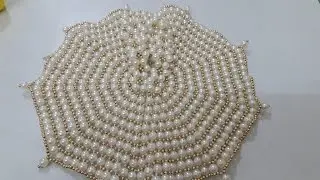 Part 1 Make pearl dress for your thakurji - No fabric only pearls.. beaded pearl dress