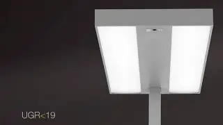 ORION LED Fluter OFFICE direkt-indirekt abstrahlend