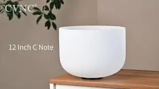 CVNC 440Hz Note C Root Chakra 12 inch crystal singing bowl