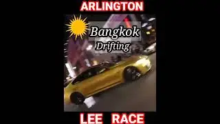 BMW car Sliding  Drift Around the Bangkok (Round)#cars #shorts #cleaning #lowrider #shortfeed