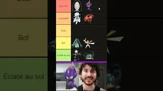 Ultra Chim&egrave;res Pok&eacute;mon Tier list en 1 minute #shorts #pokemon #tierlist