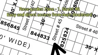 rose garden Zone 1, Excellent location plot, top heighted and solid land