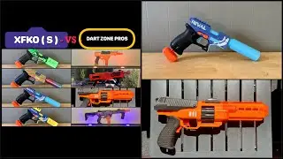 NERF Mod XFKO -VS- Dart Zone Pro Tournament!  Battle #3  The Fox-Out -VS- Deuce Pro!  #nerfmod