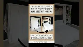 DIY MURPHY BED PLANS & IDEAS - How To DIY A Vertical, Horizontal, Twin, Full, Queen, King Murphy Bed