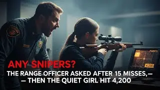 “Any snipers?” the range officer asked after 15 misses — then the quiet girl hit 4,200.| Emotional