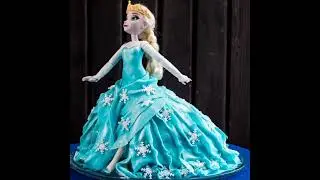 ❄️Frozen elsa doll cake🎂😋