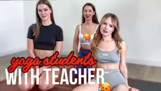Yoga Students Practicing With Their Teacher | Gentle Group Flow 4K
