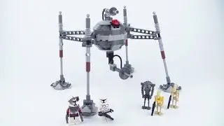 LEGO Star Wars: 7681 Separatist Spider Droid Review!!! 2008 Limited Edition