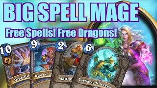 BEST DECK AFTER NERFS?| Big Spell Mage| Throne of Tides| Hearthstone